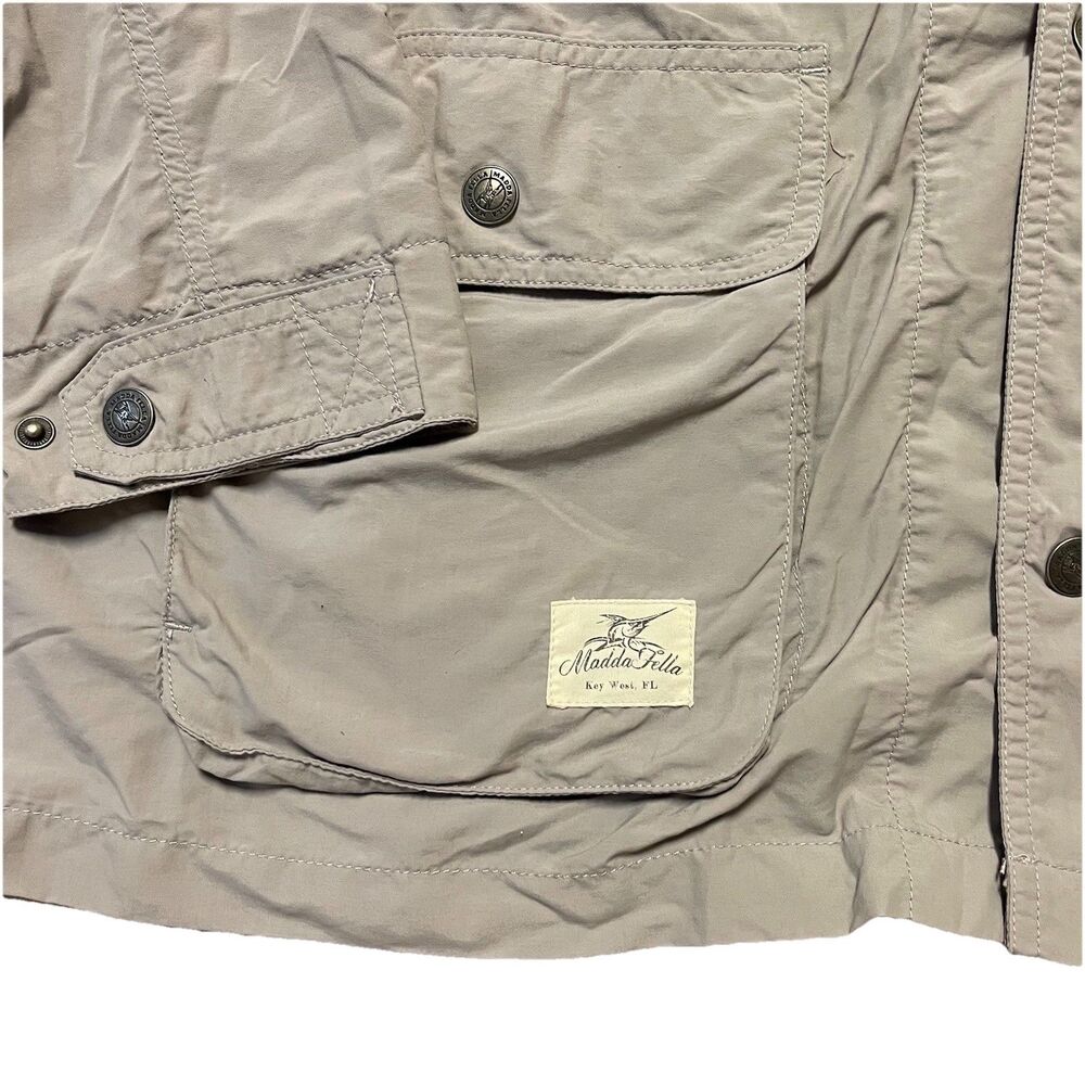 Madda Fella Men’s Windbreaker Jacket Size 2XL Hurricane Hunter Wind & Water - Picture 5 of 7